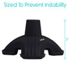 Vive Health Standing Cane Tip - Quad Rubber Replacement Foot Pad for Walking Canes New