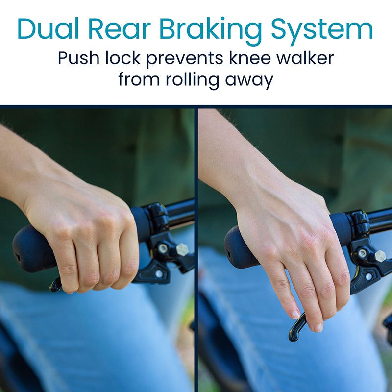 Vive Health MOB1019 Knee Walker All Terrain Steerable 350 lbs. Capacity New