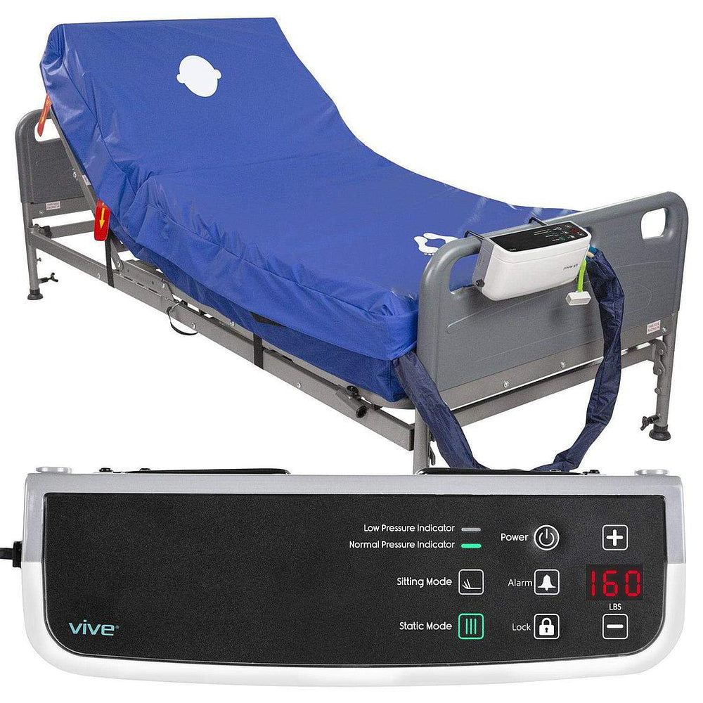Vive Health 8" Alternating Pressure Mattress Low Air Loss LVA1066 New