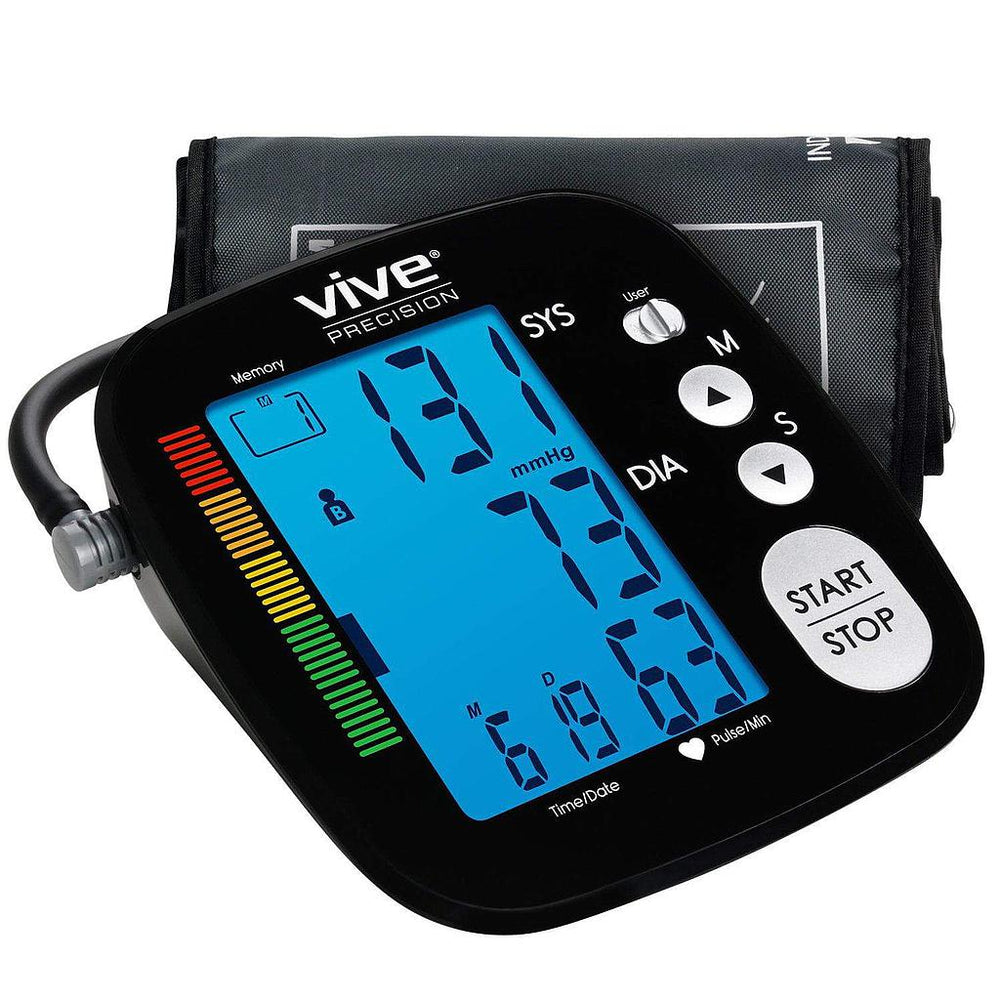 Vive Health Blood Pressure Monitor Black or Silver New
