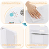 Kids toy and book organizer with rounded edges, waterproof surface, and non-slip foot pads for safety and stability.