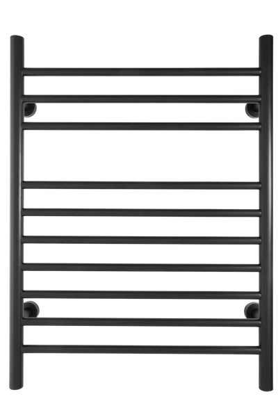 WarmlyYours TW-F10KS-HP Infinity Dual Connection 10 Bar Towel Warmer in Matte Black New