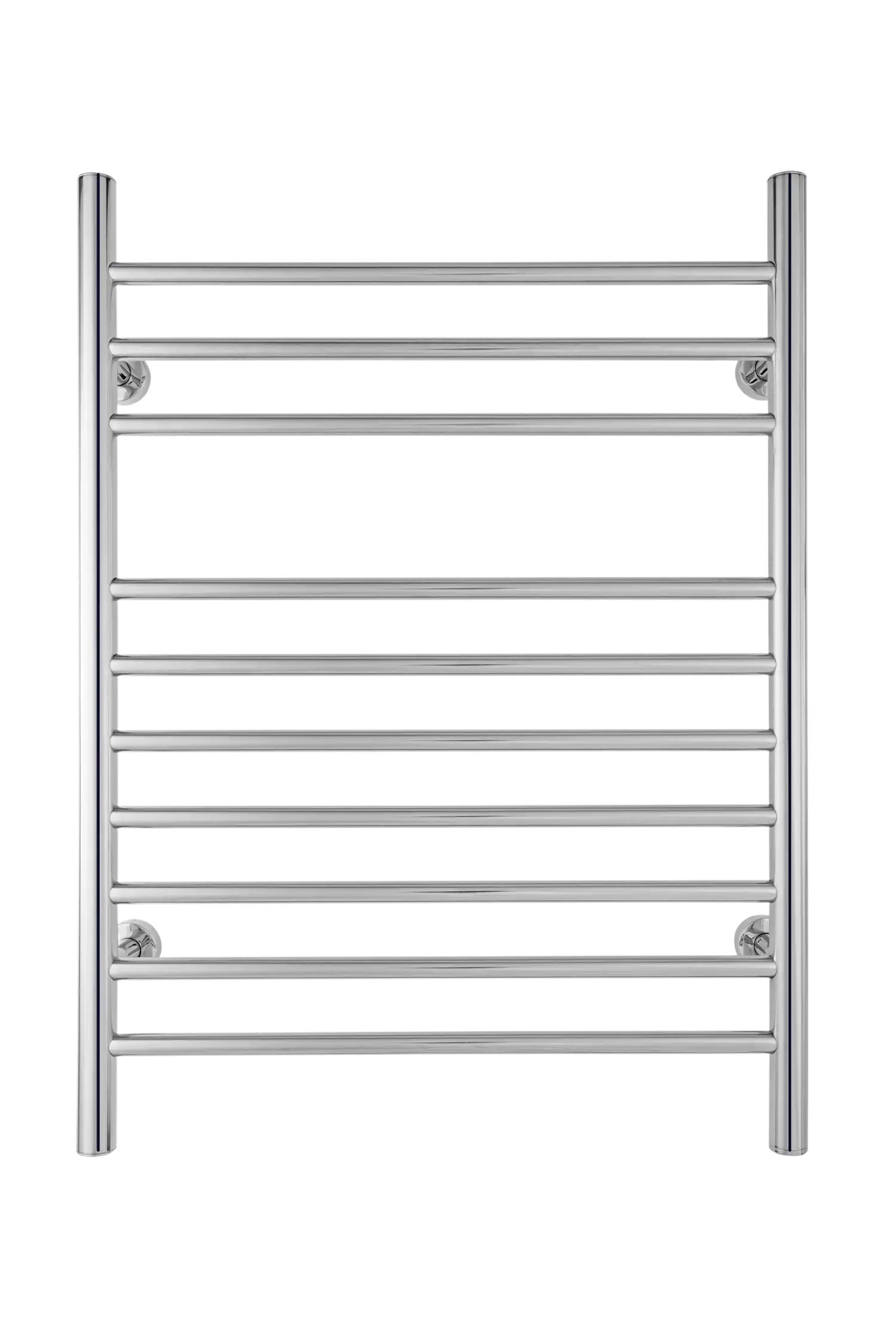 WarmlyYours TW-F10PS-HP Infinity Dual Connection 10 Bar Towel Warmer in Polished Stainless Steel New