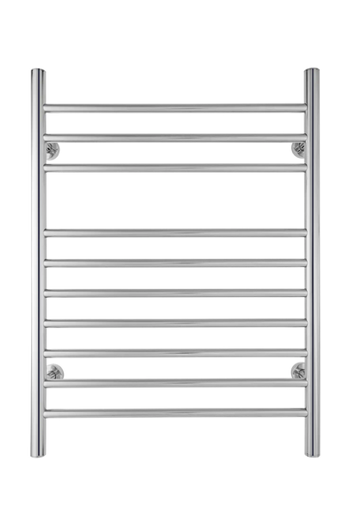 WarmlyYours TW-F10PS-HP Infinity Dual Connection 10 Bar Towel Warmer in Polished Stainless Steel New