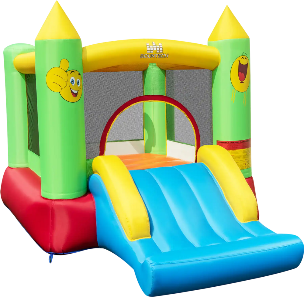 Inflatable Bounce House Kids Blow-up Bouncer with Slide without Blower