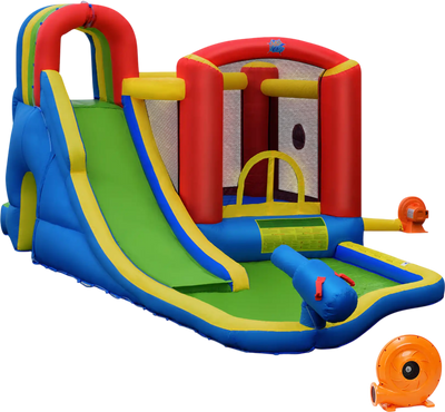 Costway Inflatable Kid Bounce House Castle w/ Blower 93578621 New