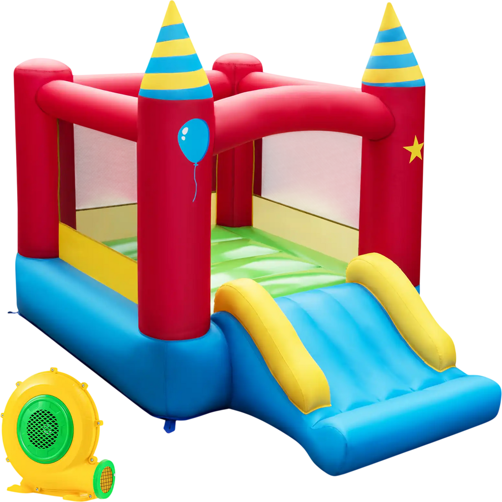 Inflatable Kids Bounce Castle with 480W Blower