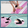 Safety ankle leash on the inflatable stand-up paddle board, ensuring hassle-free return and secure footing for paddlers.