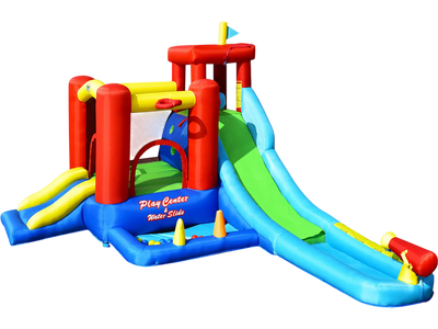 Costway 9-in-1 Inflatable Kids Water Slide Bounce House 03594186 New