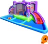Inflatable Water Slide Park with Splash Pool and 750W Blower