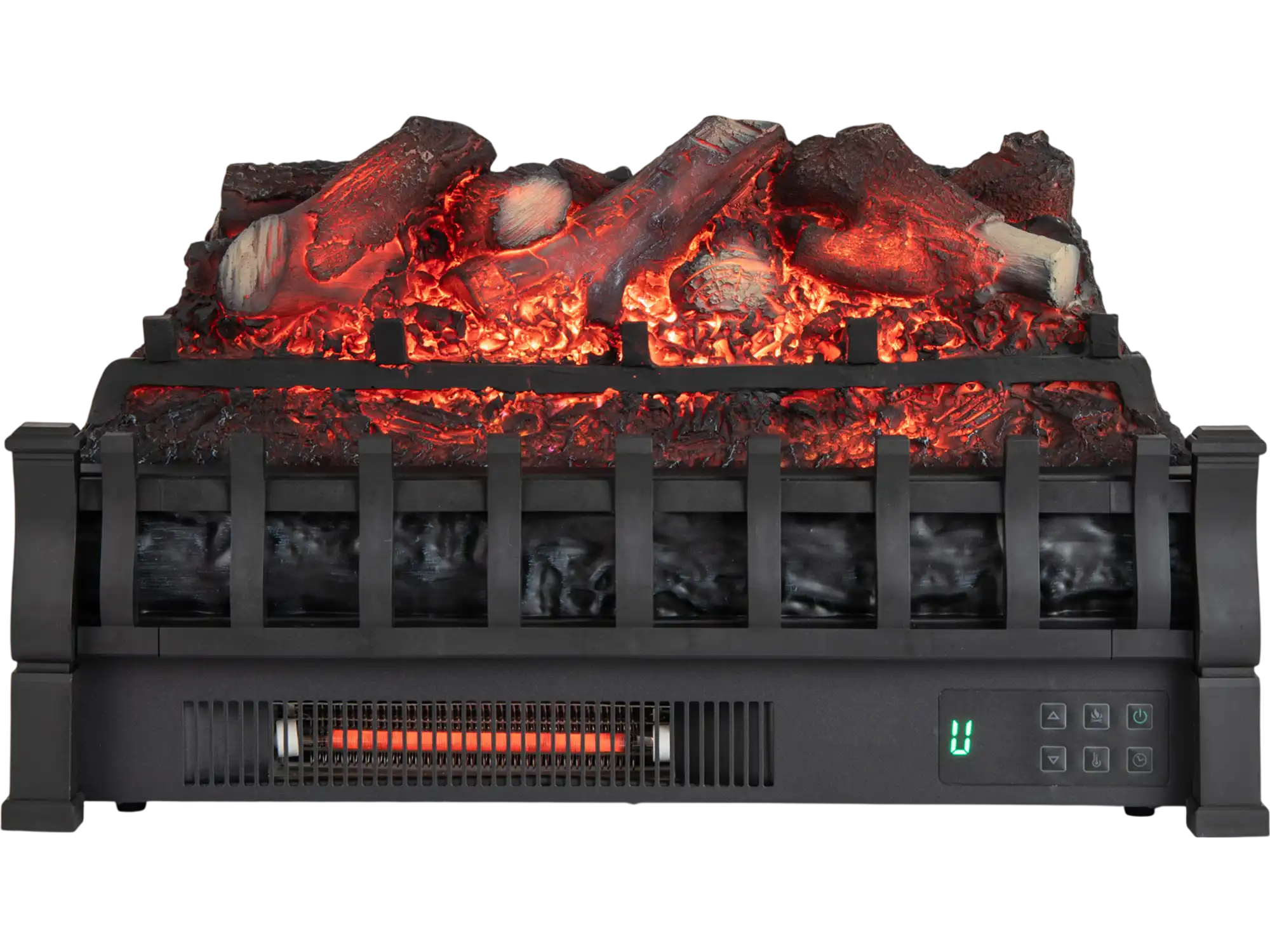 Costway Infrared Quartz Electric Fireplace 3D Flame Colors Overheat Protection 37956428 New