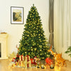 7.5 Feet PVC Artificial Christmas Tree with LED Lights-7.5 ft - Gallery View 1 of 12