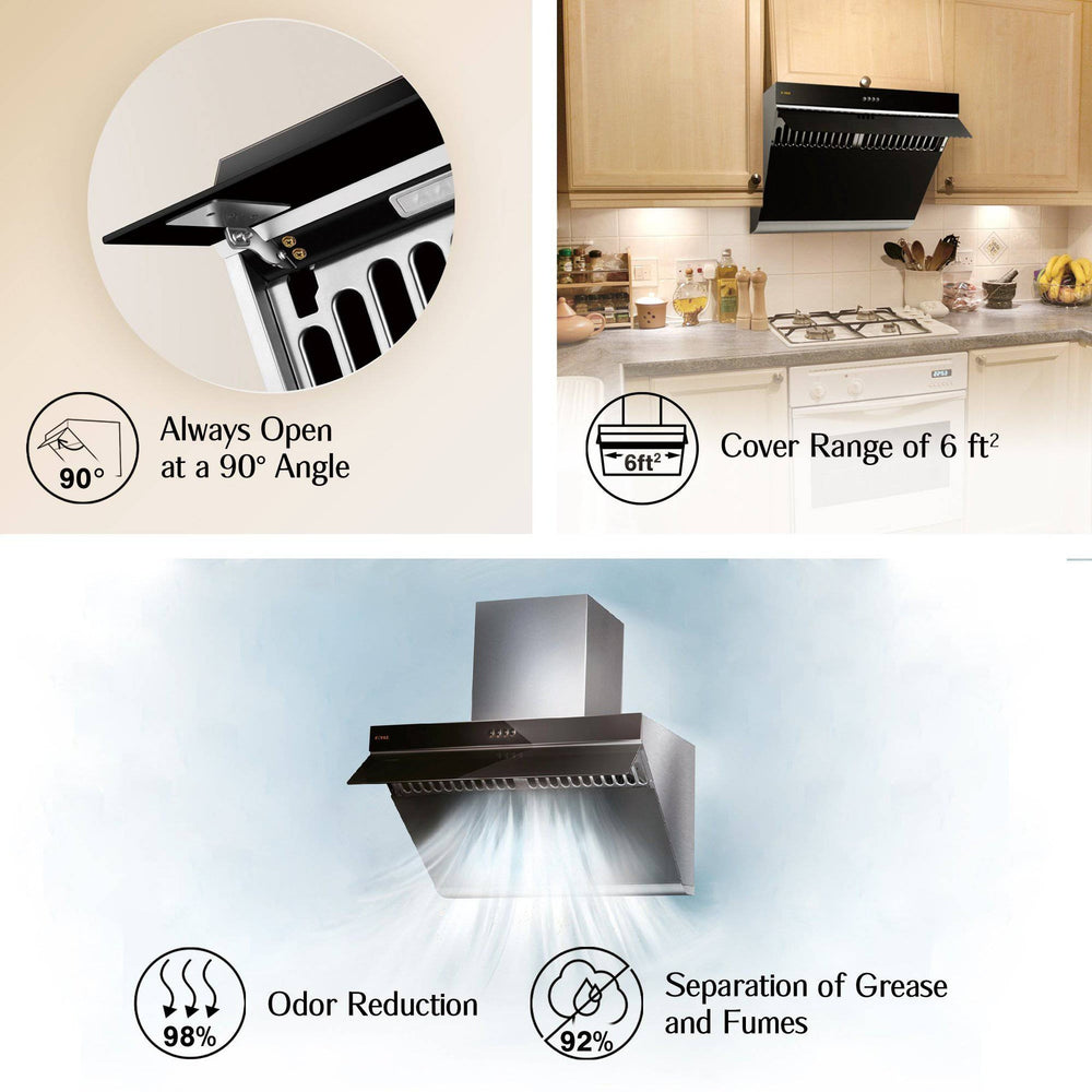 FOTILE 30-inch Core Series under-cabinet/wall-mount range hood JQG7522, view 3