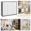 Buffet sideboard storage cabinet with spacious top, pull-out drawer, and adjustable shelf for versatile home.