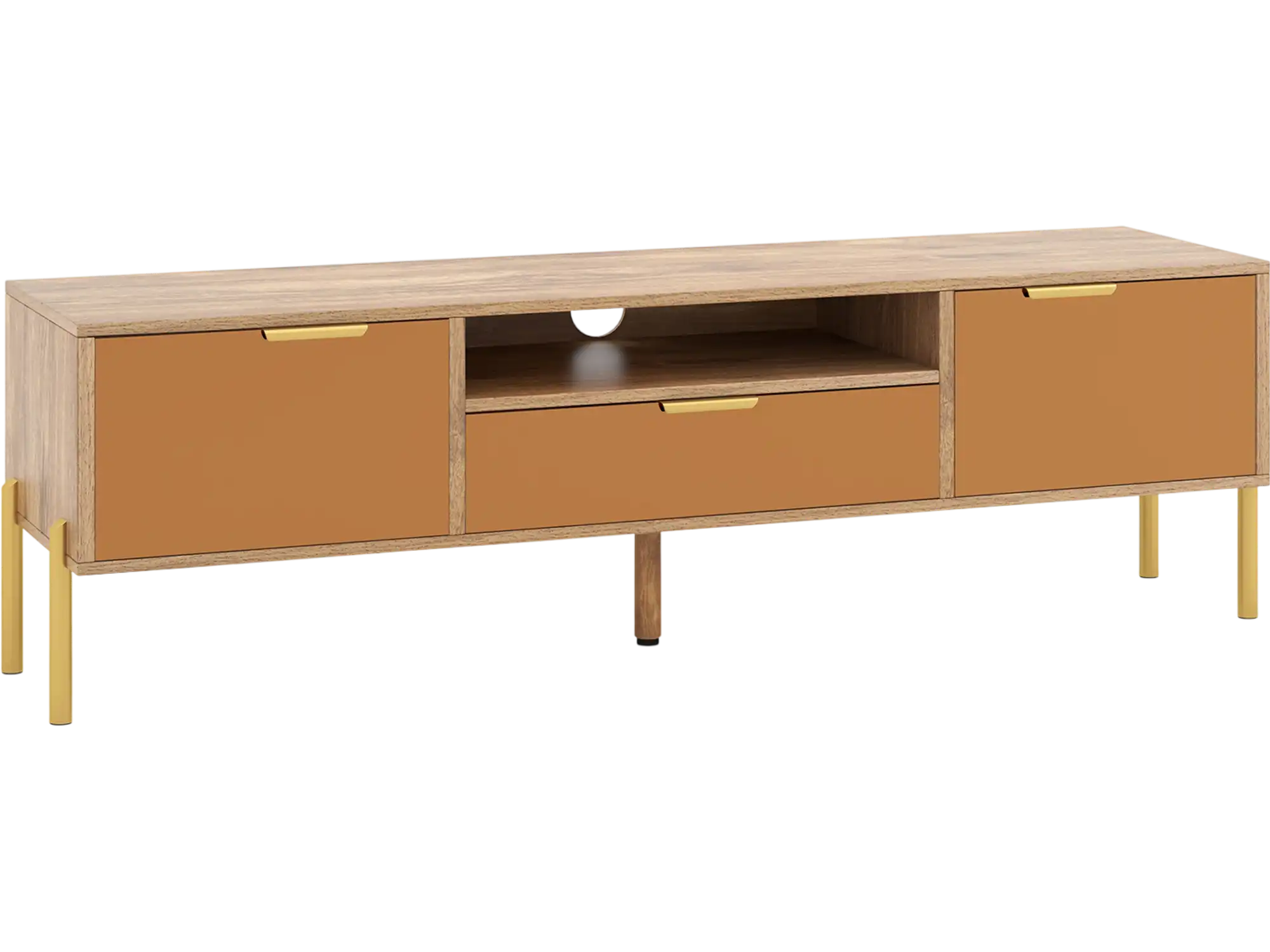 Costway Mirrored TV Stand for TVs up to 65