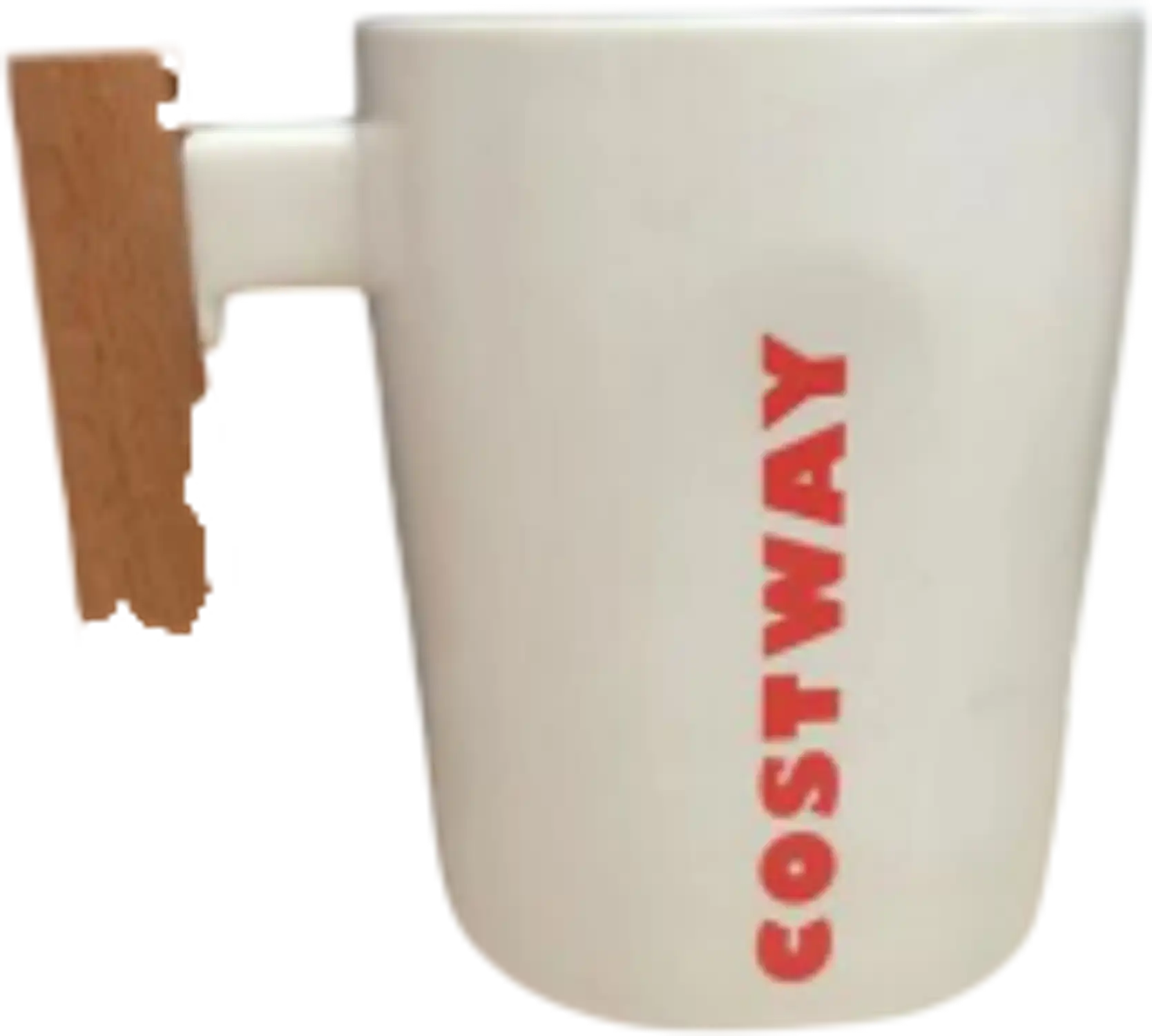 Costway Wooden Handle Mug 74316295 New
