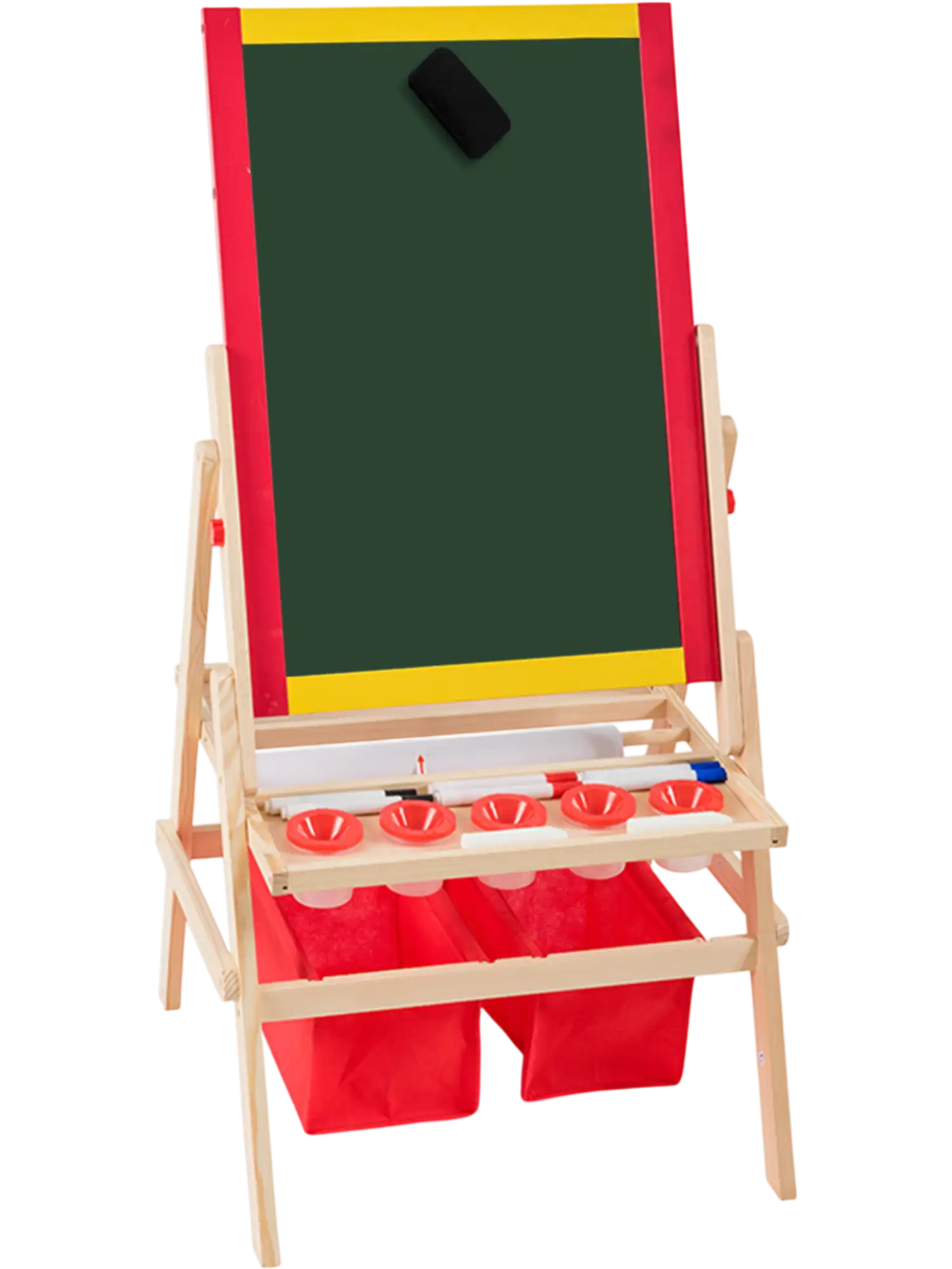 Costway Kids Double-Sided Flip-Over Art Easel 87163409 New
