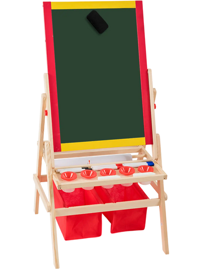 Costway Kids Double-Sided Flip-Over Art Easel 87163409 New