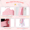 Kids Jewelry Cabinet with Full-Length Mirror and Foldable Drawer - Gallery View 6 of 10