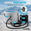 K-Plunge Arctic Fox Inflatable Cold Plunge Hot Tub 1-Person with Lid and Pump New
