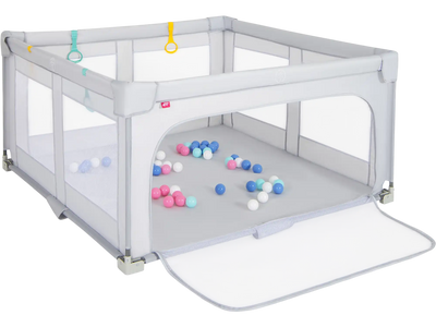 Costway Large Baby Playpen Foldable BPA-Free Safety Fence Play Yard w/ Zipper Gate 485963712 New