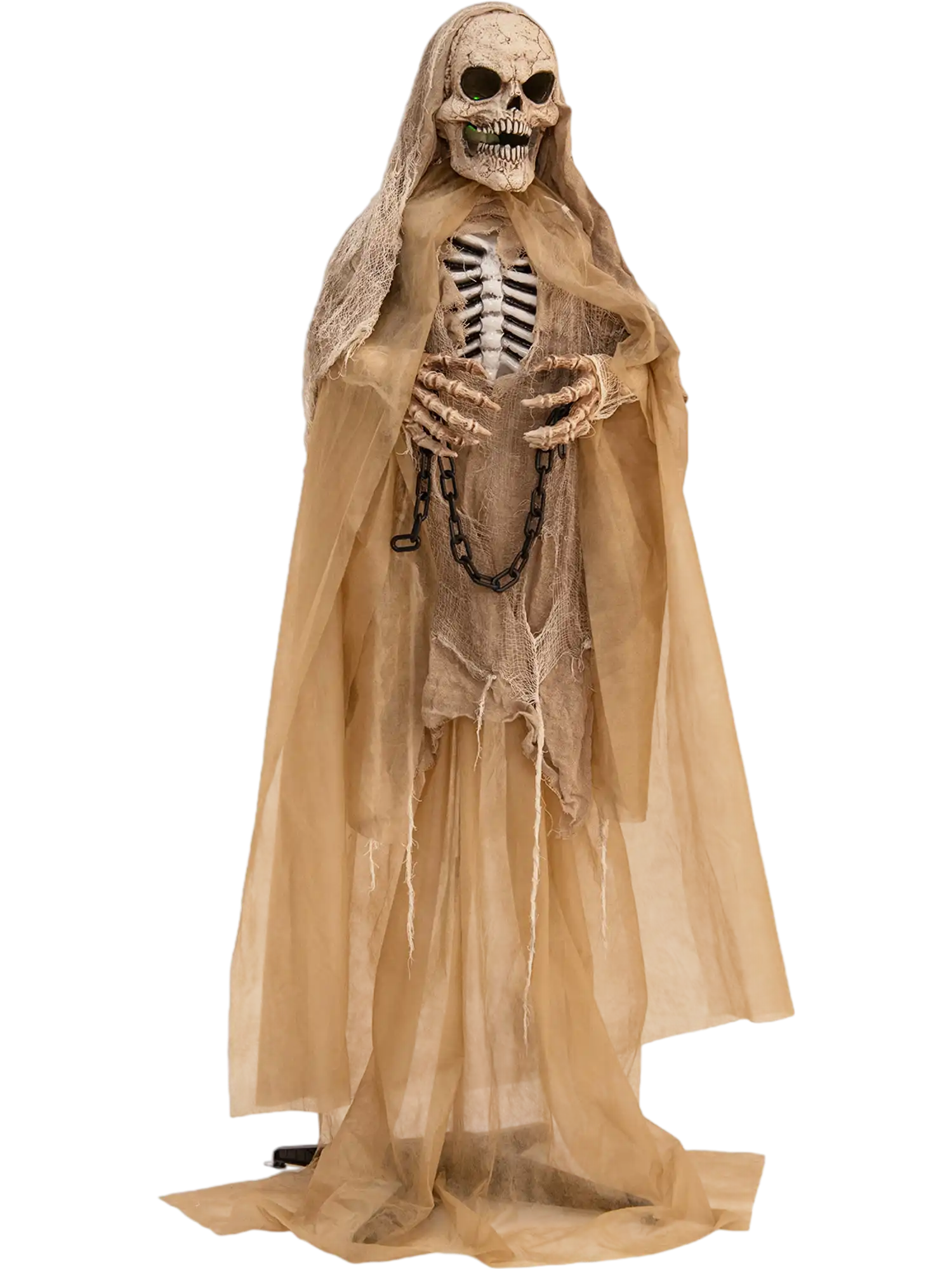 Costway Lighted Animated Outdoor Halloween Skeleton LED Decoration 42689753 New