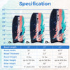 Lightweight 33/37/41 inches body boards with EPS core and XPE deck, perfect for beach and pool fun for all ages.