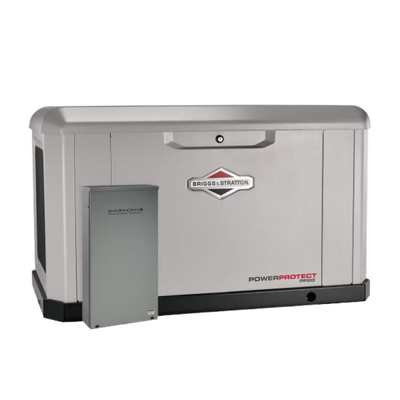 Briggs & Stratton 040677 20kW Standby Generator LP/NG w/ Dual 200 Amp Automatic Transfer Switch (Wifi) New