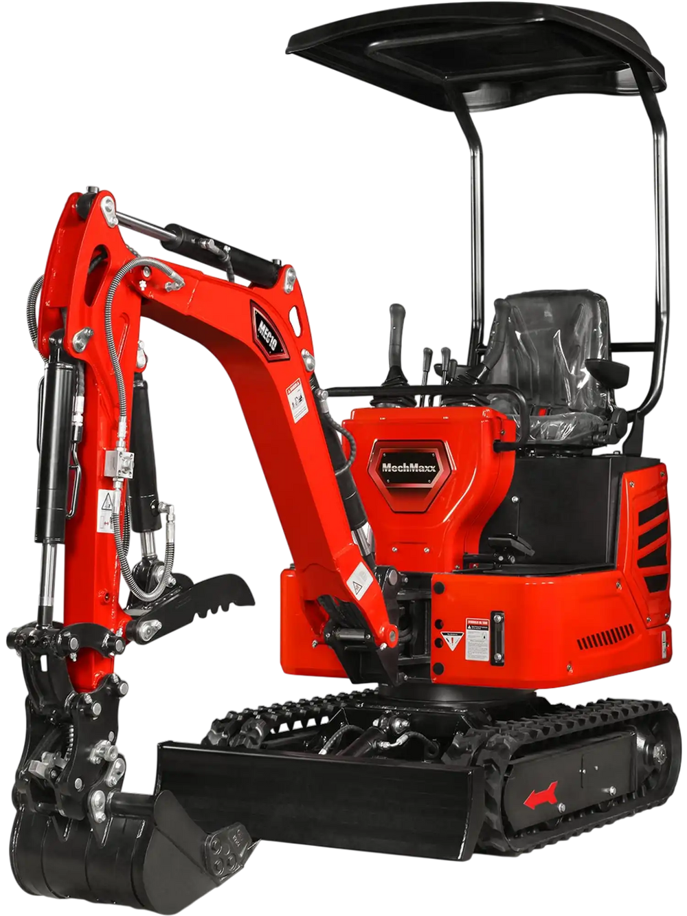 Mini Compact Excavator HONDA GX390 Engine,  65.7" Max. Digging Depth, 1Ton, 2280 LBS Operating Weight,  MEC10