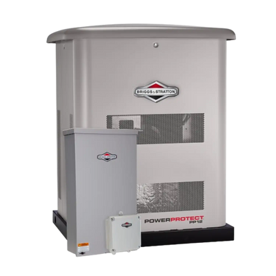 Briggs & Stratton 040692 12kW Standby Generator LP/NG w/ 200 Amp Automatic Transfer Switch (Wifi) New