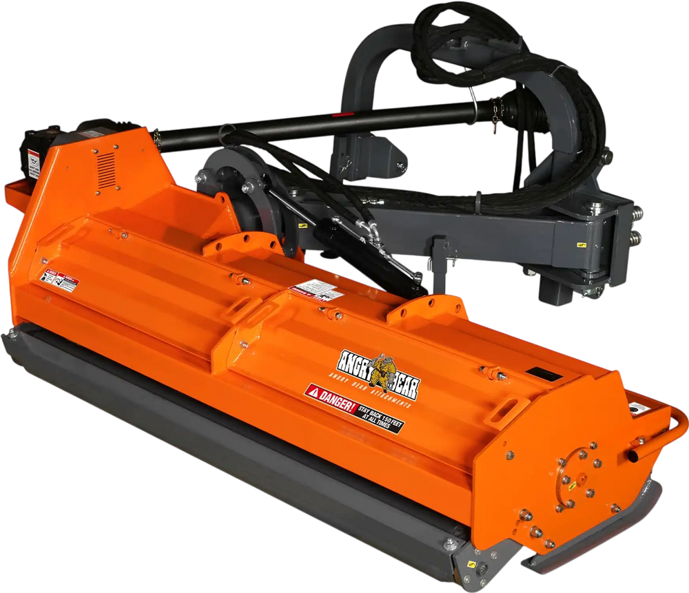78" Heavy Duty 3 Point Offset Ditch Bank Verge Flail Mower Italy CMR Gearbox,  80-110HP,  PTO Driven,  VBM78