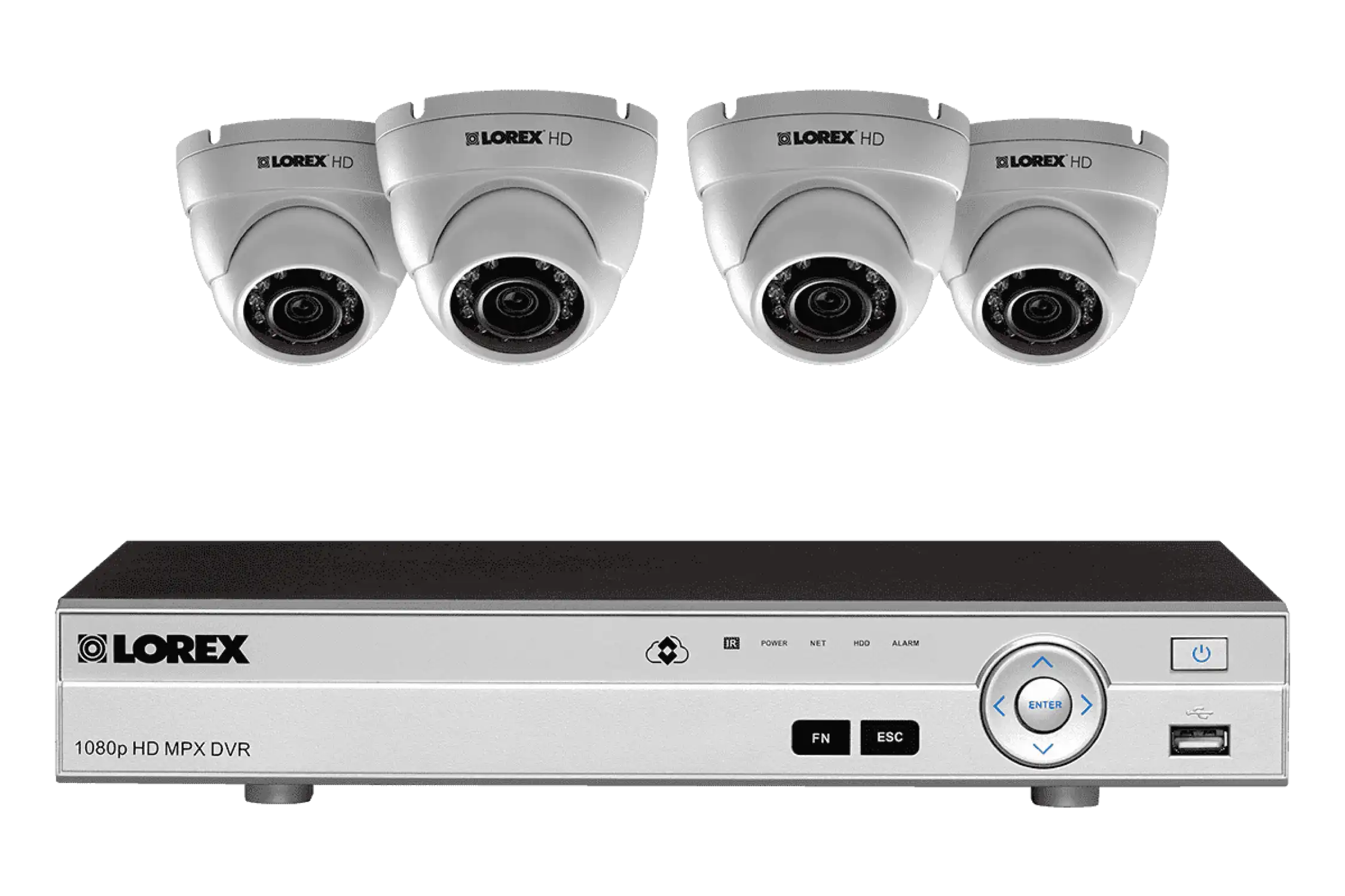 Lorex MPX84DW 1080P 4 Camera 8 Channel 2 TB MPX DVR Security Surveillance Camera System New
