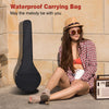 5-string geared tunable banjo in waterproof carrying bag, ideal for country and bluegrass music, shown outdoors.