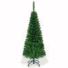 4.5 ft pre-lit pencil Christmas tree with 150 LED lights and 226 branch tips for a realistic appearance, ideal for.