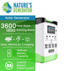 Nature's Generator 1440Wh/1800W Lithium 1800 Power Station Portable New