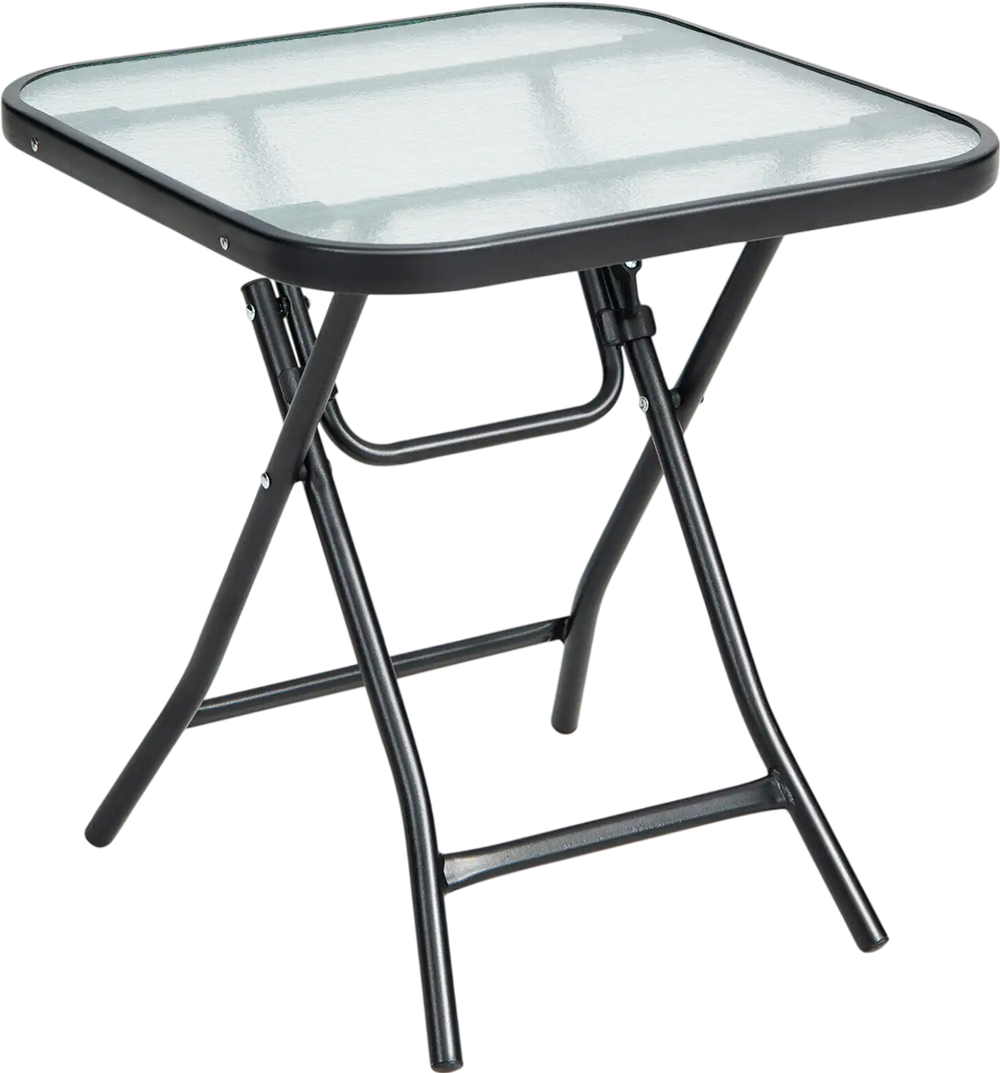 18 Inch Square Patio Bistro Table with Rustproof Frame