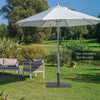 20 Inches Patio Umbrella Base with 4 Adjustable Footpads - Gallery View 1 of 10