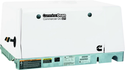 Cummins Onan QG 7000 7kW Generator + Commercial Mobile Gas Single Phase 120/240 Volt Air Cooled EVAP New