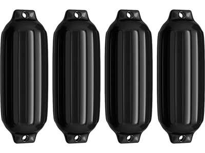 Costway 4 Ribbed Marine Boat Fender Vinyl Bumper 8.5