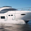 4 Ribbed Marine 8.5" x 27"  Boat Fender Vinyl Bumper-White - Gallery View 1 of 7