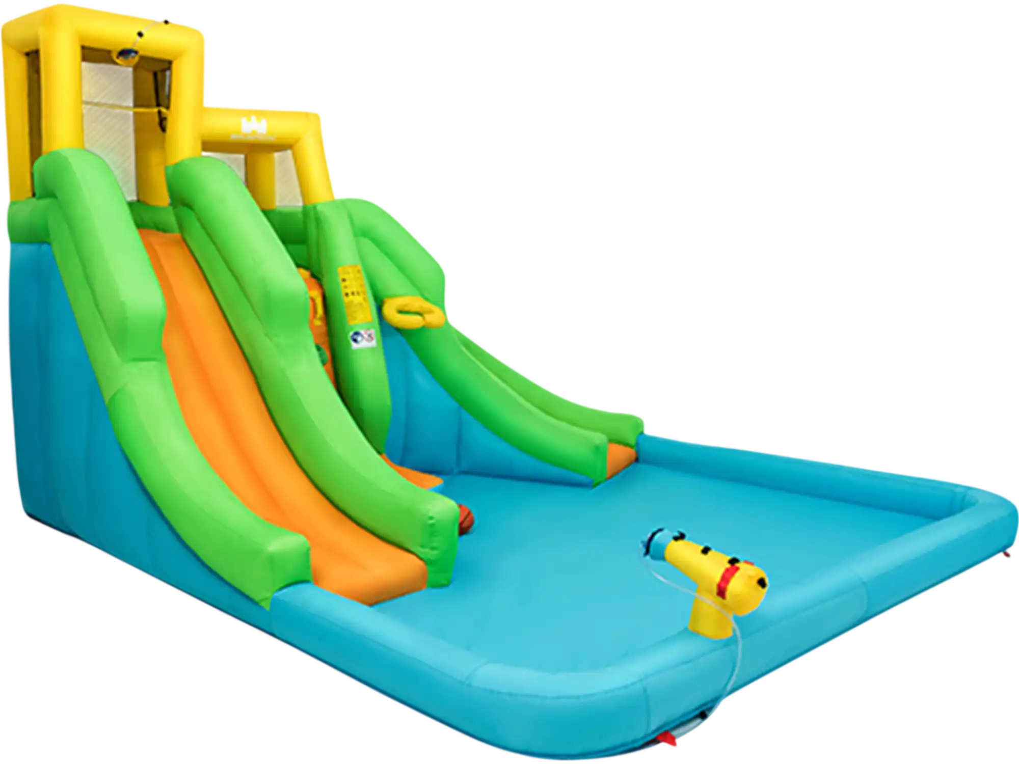 Costway Inflatable Water Park Bounce House Climbing Wall No Blower 78291563 New