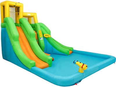 Costway Inflatable Water Park Bounce House Climbing Wall No Blower 78291563 New