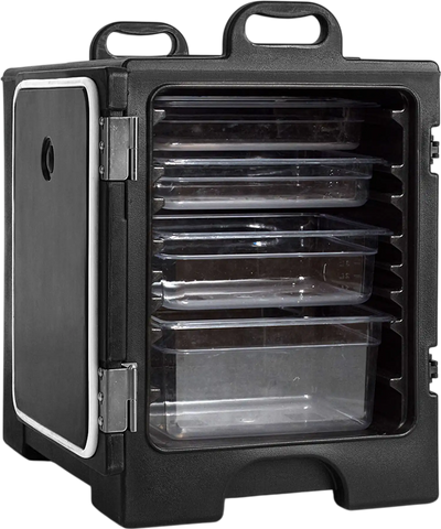 Costway 81 Qt End-Loading Insulated Food Pan Carrier w/ Handles 50384261 New
