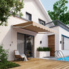 10 x 8.2 Feet Retractable Awning with Easy Opening Manual Crank Handle-Beige - Gallery View 1 of 9