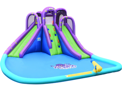 Costway Inflatable Water Park Bounce House w/ Pool & 780W Blower 54371980 New