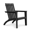 Outdoor Durable Patio Acacia Wood Adirondack Lounge Armchair-Black - Gallery View 1 of 10