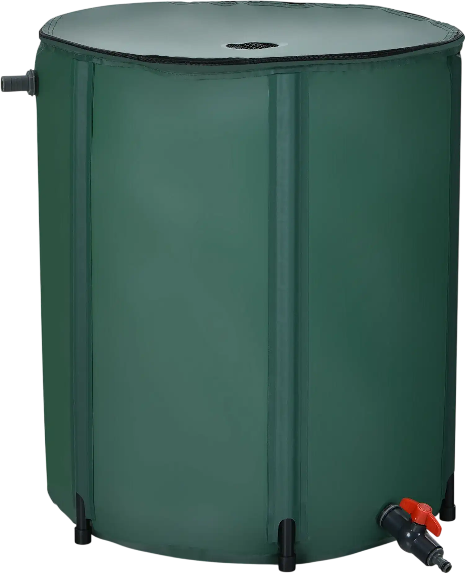 Costway 53 Gallon Portable Collapsible Rain Barrel Water Collector 63098472 New