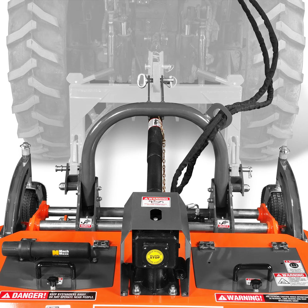 72 in Orchard Finish Mower,  3 Point Hitch Cat.1,  Hydraulic Offset,  PTO Shaft Included with Shear Bolt,  25-50 HP,  FMS72