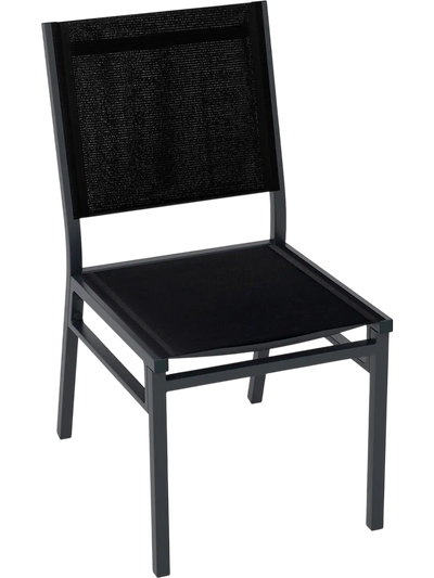 Costway Outdoor Patio Dining Chairs Breathable Seat Back Aluminum 41923576 New