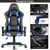 Lumbar Support  Massage Gaming Reclining Racing Chair - Gallery View 10 of 12